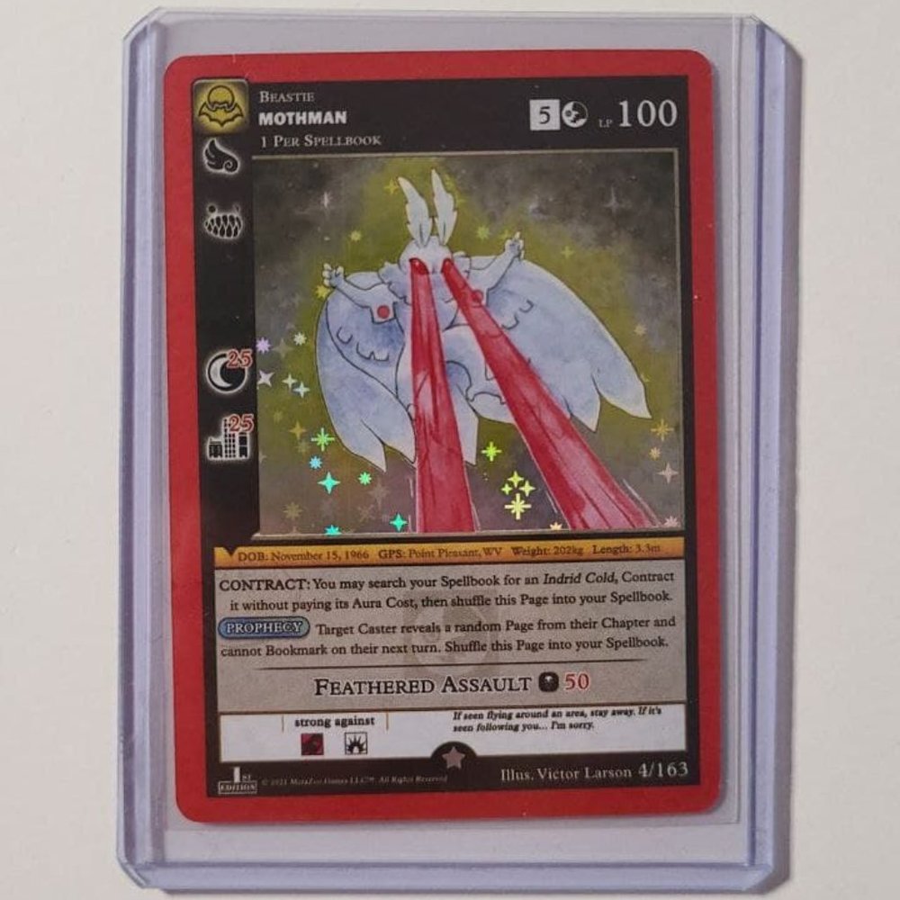 Metazoo Nightfall MOTHMAN Full Holo 1st Edition - 4/163